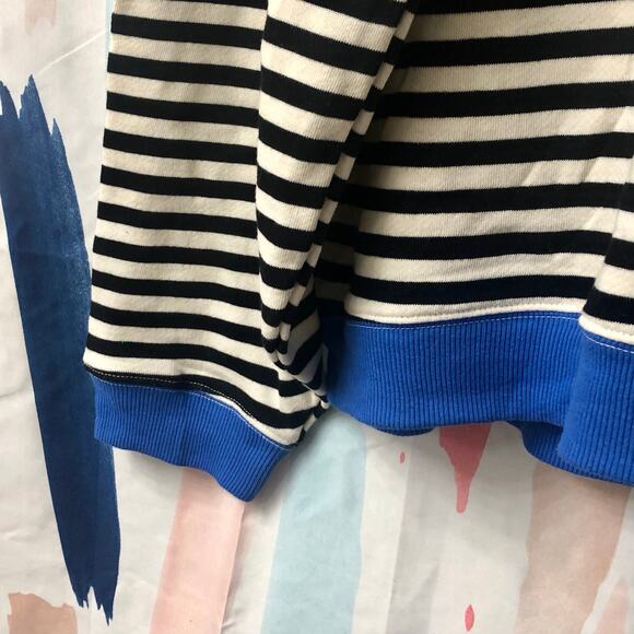 NWOT We the Free / Free People Classic Striped Oversized Crewneck in Black Combo - Picture 7 of 13